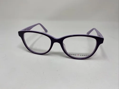 Hard Candy Eyeglass Frames HC43 LAV Purple Optical RX Frame 52-18-135