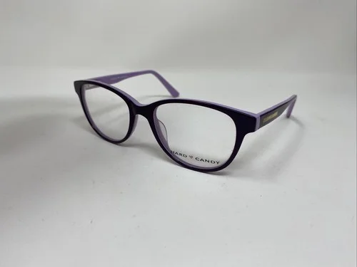 Hard Candy Eyeglass Frames HC43 LAV Purple Optical RX Frame 52-18-135 3