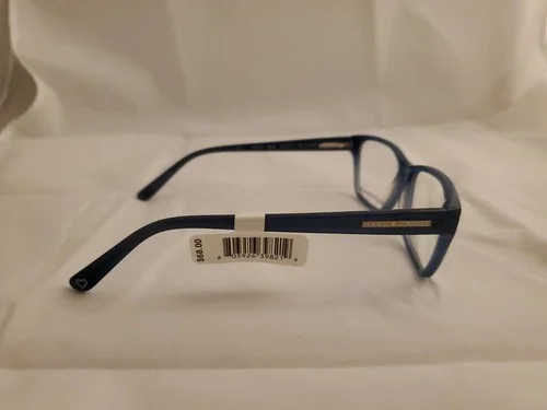 Hard Candy HC10 Rounded Square Full Rim Eyeglass Frames 53-14-135 BLUE 3