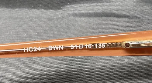 HARD CANDY HC24 Brown Eyeglass Frames 51-16-135 FRAME Only 3