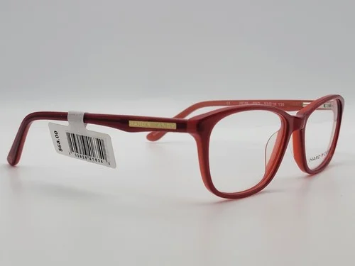 Hard Candy HC39 SWomens Red Cateye Eyeglass Frames 53-16-135