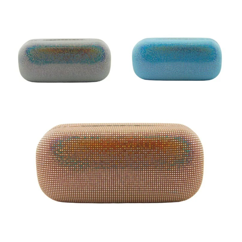 Hard Case Protective Box Cover For Sunglasses & Eyeglasses With Glitter Design. 4