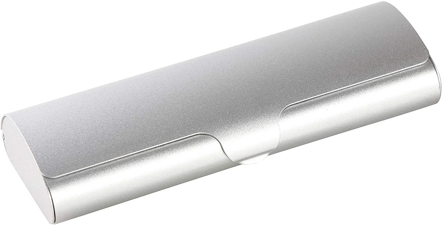 Hard Shell Eyeglass Case For Small To Medium Frames, Tailored And Padded Faux... 2