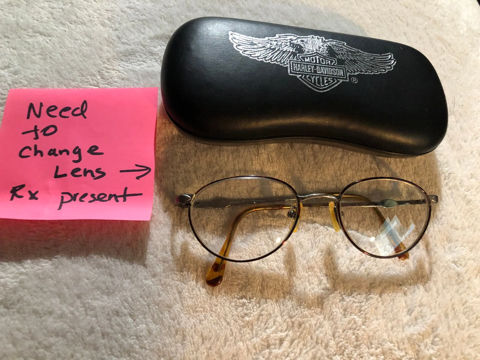Harley Davidson Eyeglasses Eye Glasses Frames HD132 Italy LOCATED Sg 3