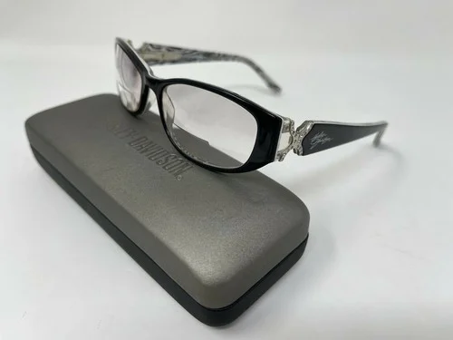 Harley Davidson Eyeglasses HD343 BLK Frames 54 [] 16 135 Flex Hinges Sold Out 1