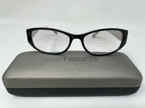 Harley Davidson Eyeglasses HD343 BLK Frames 54 [] 16 135 Flex Hinges Sold Out 2