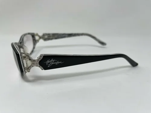 Harley Davidson Eyeglasses HD343 BLK Frames 54 [] 16 135 Flex Hinges Sold Out 3