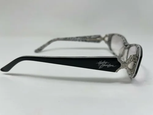 Harley Davidson Eyeglasses HD343 BLK Frames 54 [] 16 135 Flex Hinges Sold Out 4