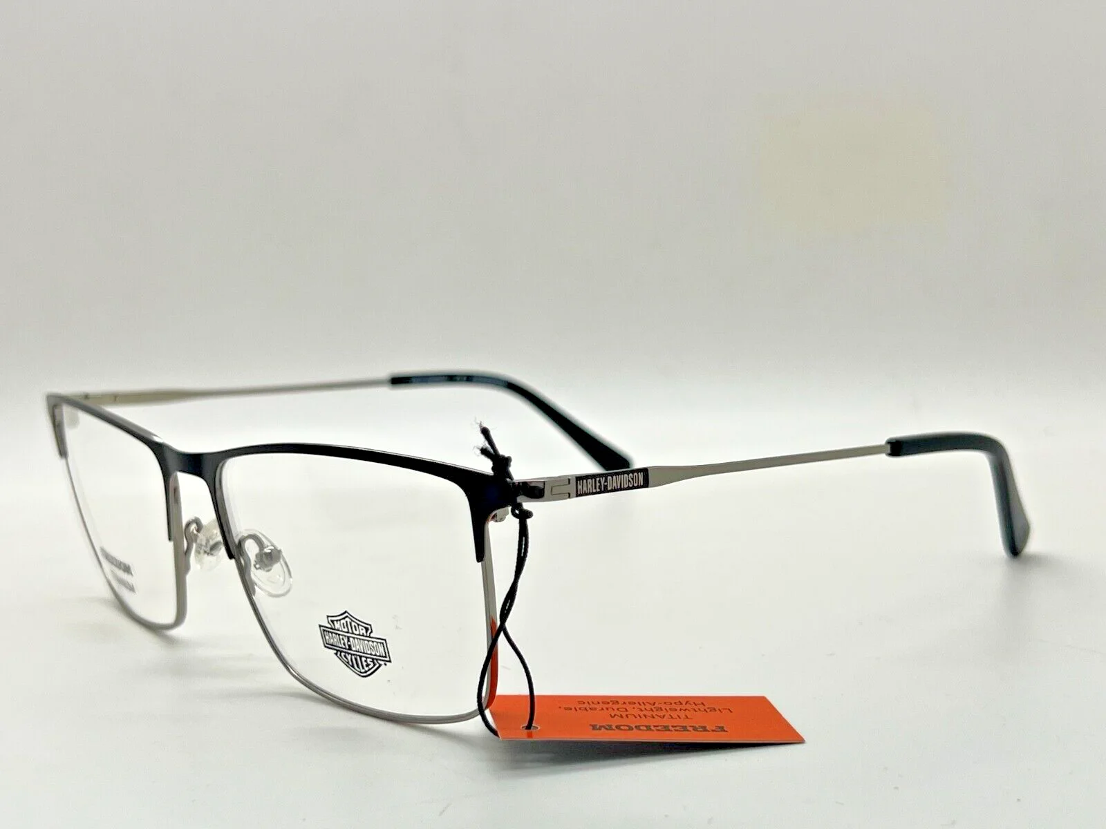 HARLEY DAVIDSON Eyeglasses OPTICAL FRAME HD9018 005 BLACK/ GUNMETAL 60-16-150MM 3