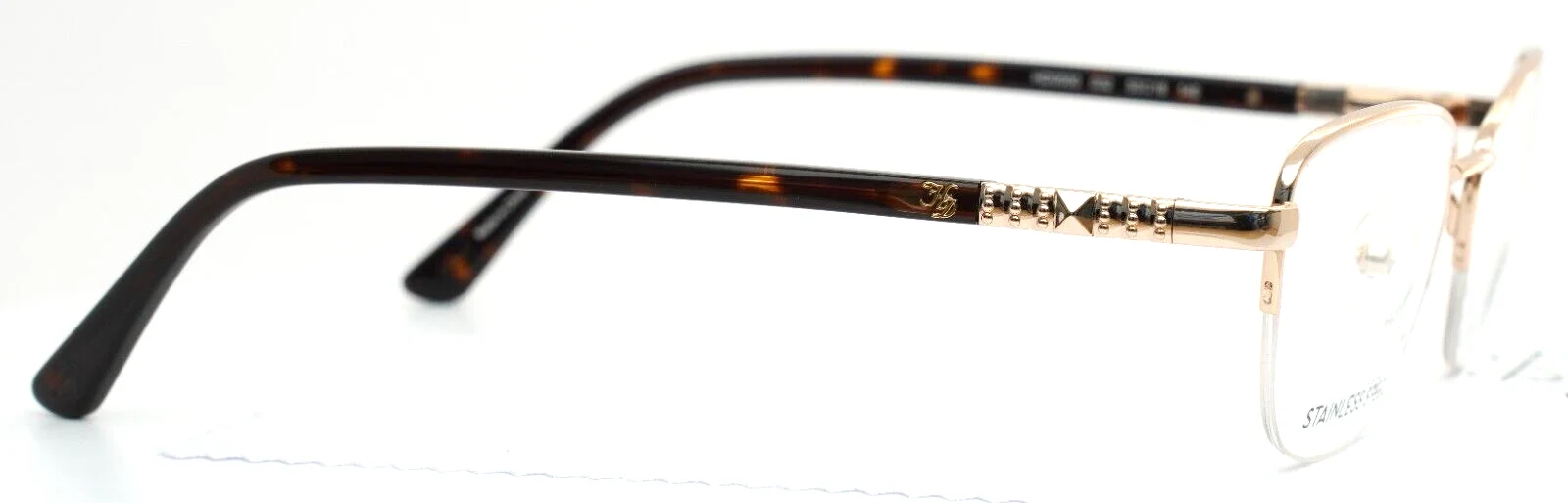 HARLEY DAVIDSON HD0550 032 Gold Womens Cat Eye Eyeglasses Frames 53-18-140 B:36 4