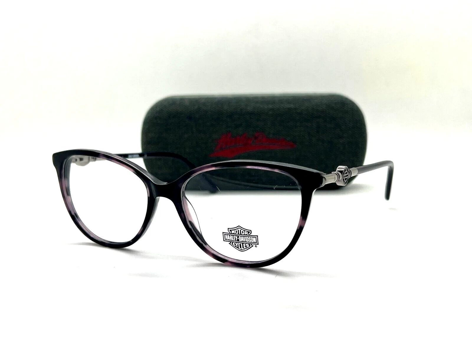 HARLEY DAVIDSON WOMEN Eyeglasses FRAME HD 0562 083 HAVANA PURPLE 52-15-140MM