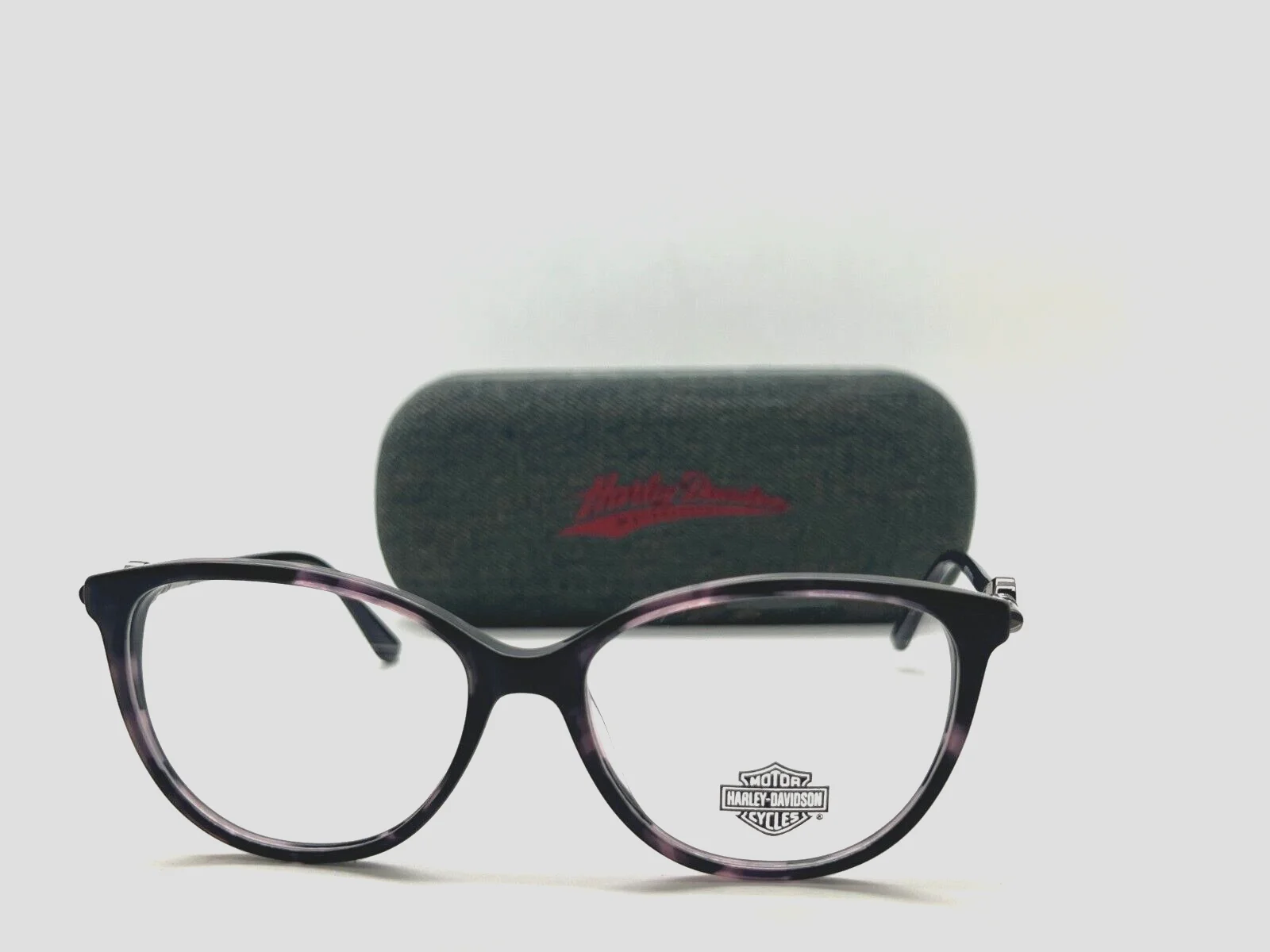 HARLEY DAVIDSON WOMEN Eyeglasses FRAME HD 0562 083 HAVANA PURPLE 52-15-140MM 2
