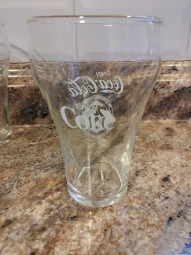 HARRISBURG PA COCA-COLA CLEAR 75TH ANNIVERSARY GLASS 5 2