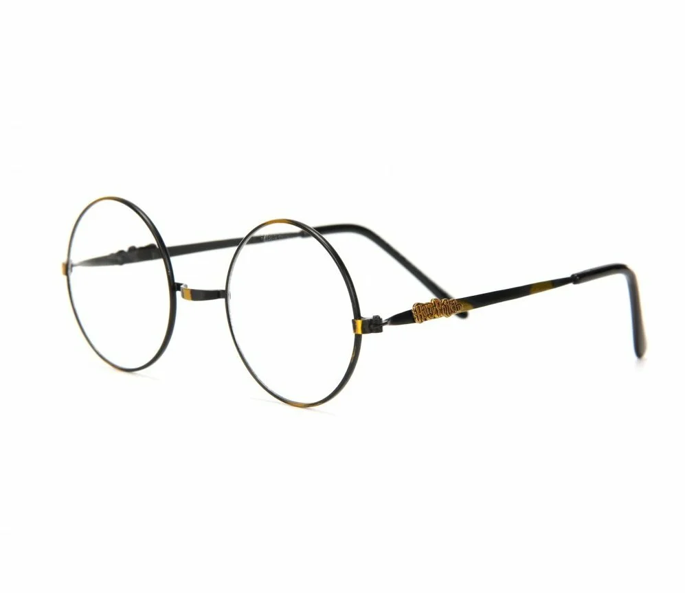 HARRY POTTER GLASSES Metal Wire Costume Round Wizard Adult Child Kids LICENSED