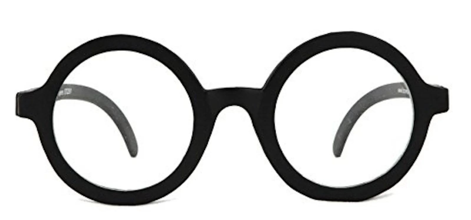 Harry Potter Round Eye Glasses Nerd Black Nerdy Geek Costume Accessory Brainy