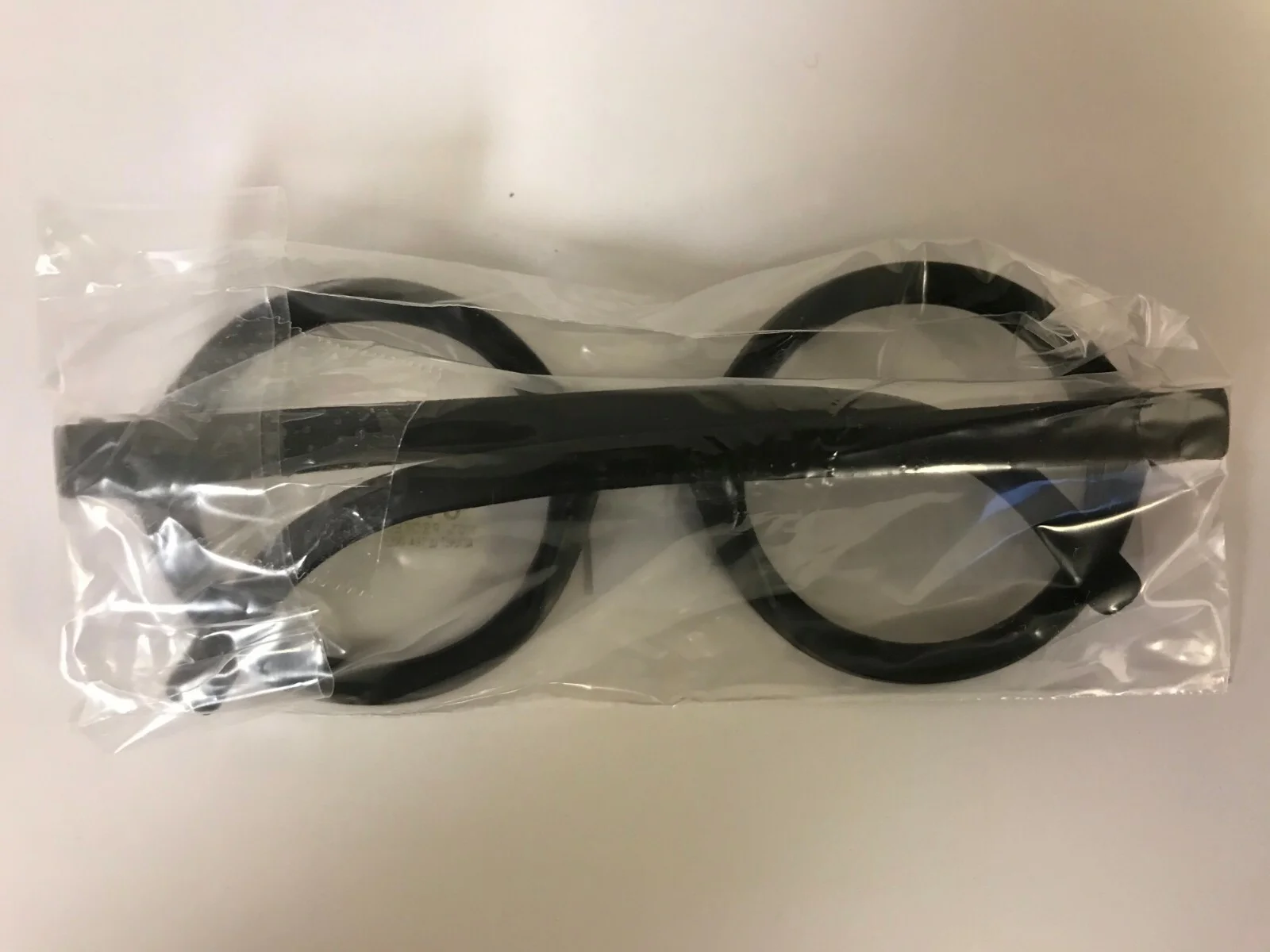 Harry Potter Round Eye Glasses Nerd Black Nerdy Geek Costume Accessory Brainy 2