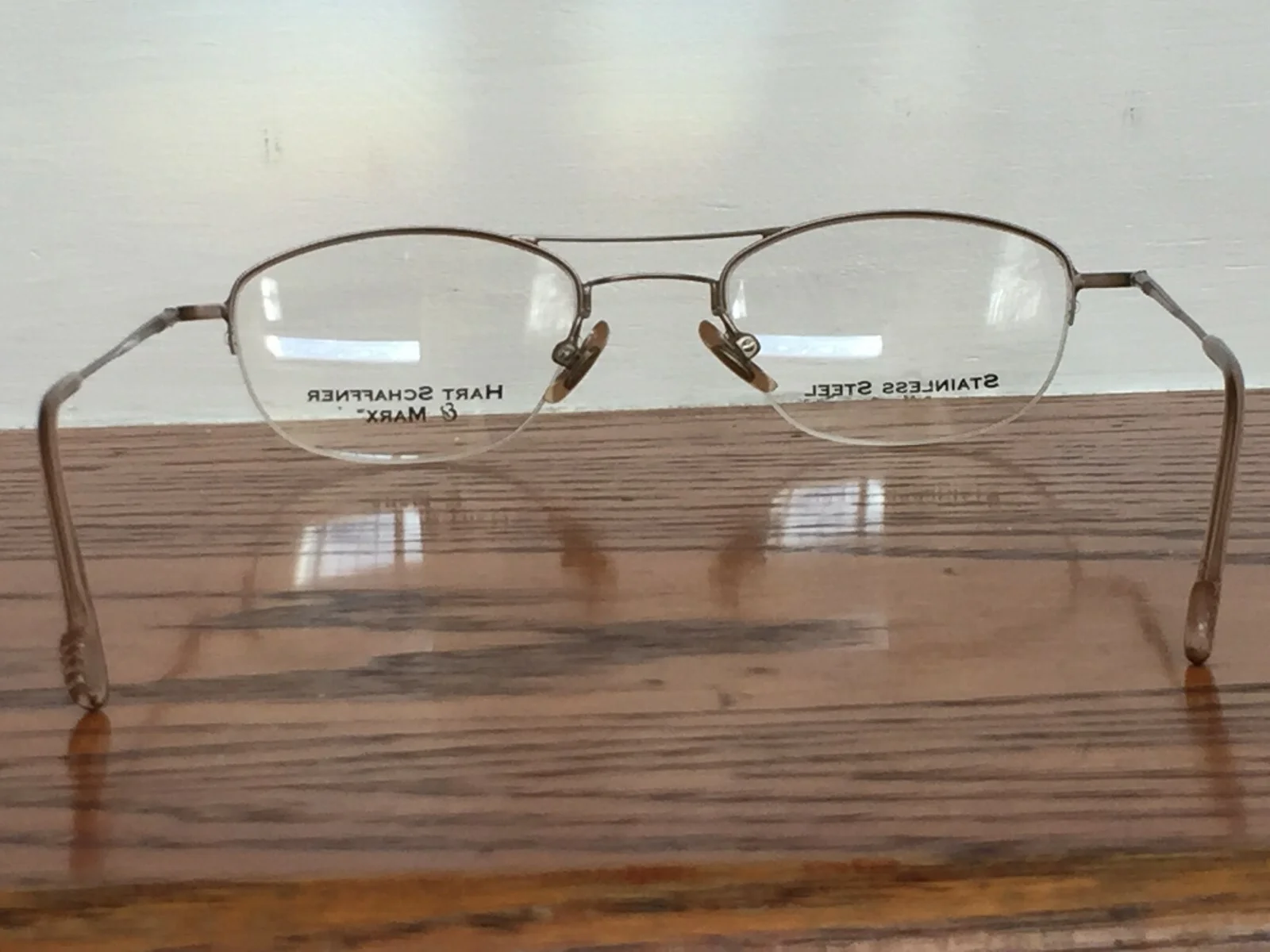 Hart Schaffner Marx 805 Stainless Steel Frames Matte Camel Finish 3