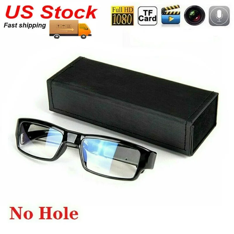 HD 1080P 30 fps Camera Glasses Hidden Eyeglass Cam Security Eyewear DVR Recorder 2