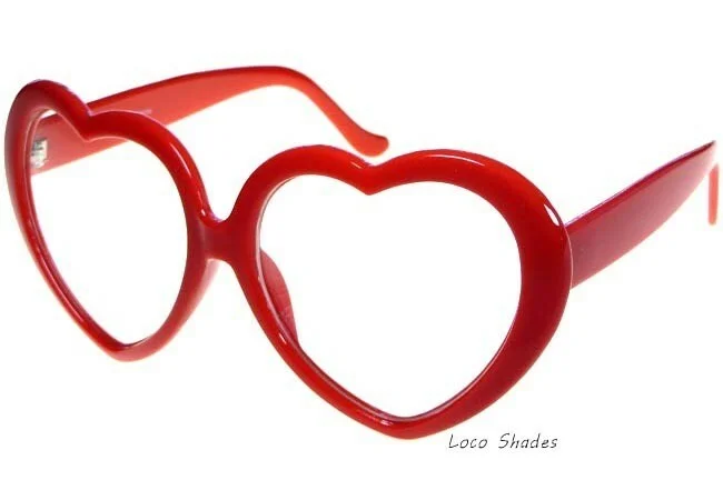HEART SHAPE FRAME Clear Lens Eye Glasses Fashion Sexy Design Lolita Cute Style 3