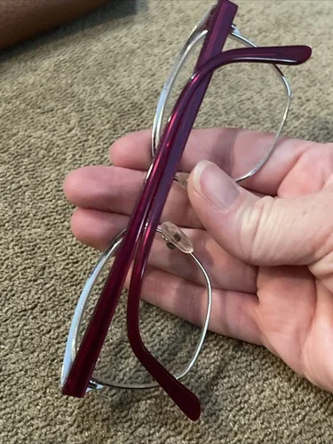 Heartland Piper Eyeglasses Frames Tortoise Dark Purple Full Rim 51-18-140 (TD) 4