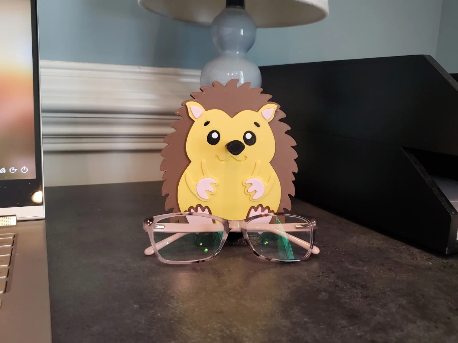 Hedgehog Eyeglasses Holder, Hedgehog Glasses Stand and Christmas Gift Idea 4