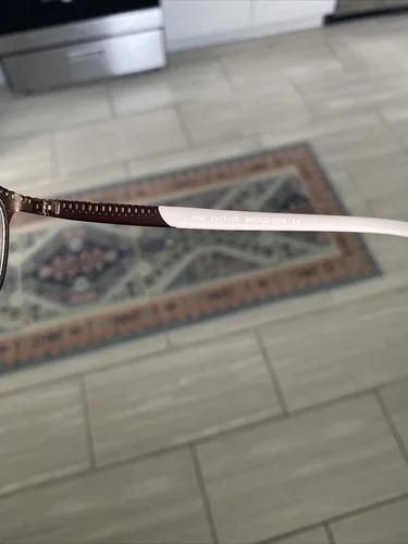 HELIUM Paris Red Oval 4260 Italian Womens Eyeglasses Frame 53-17-135 bronze/brn 4