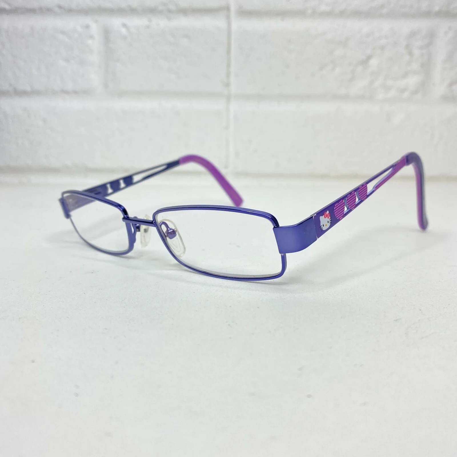 Hello Kitty Eyeglass frame HK232-3 CE Rectangular Frames Purple 48-16-130 16508 2