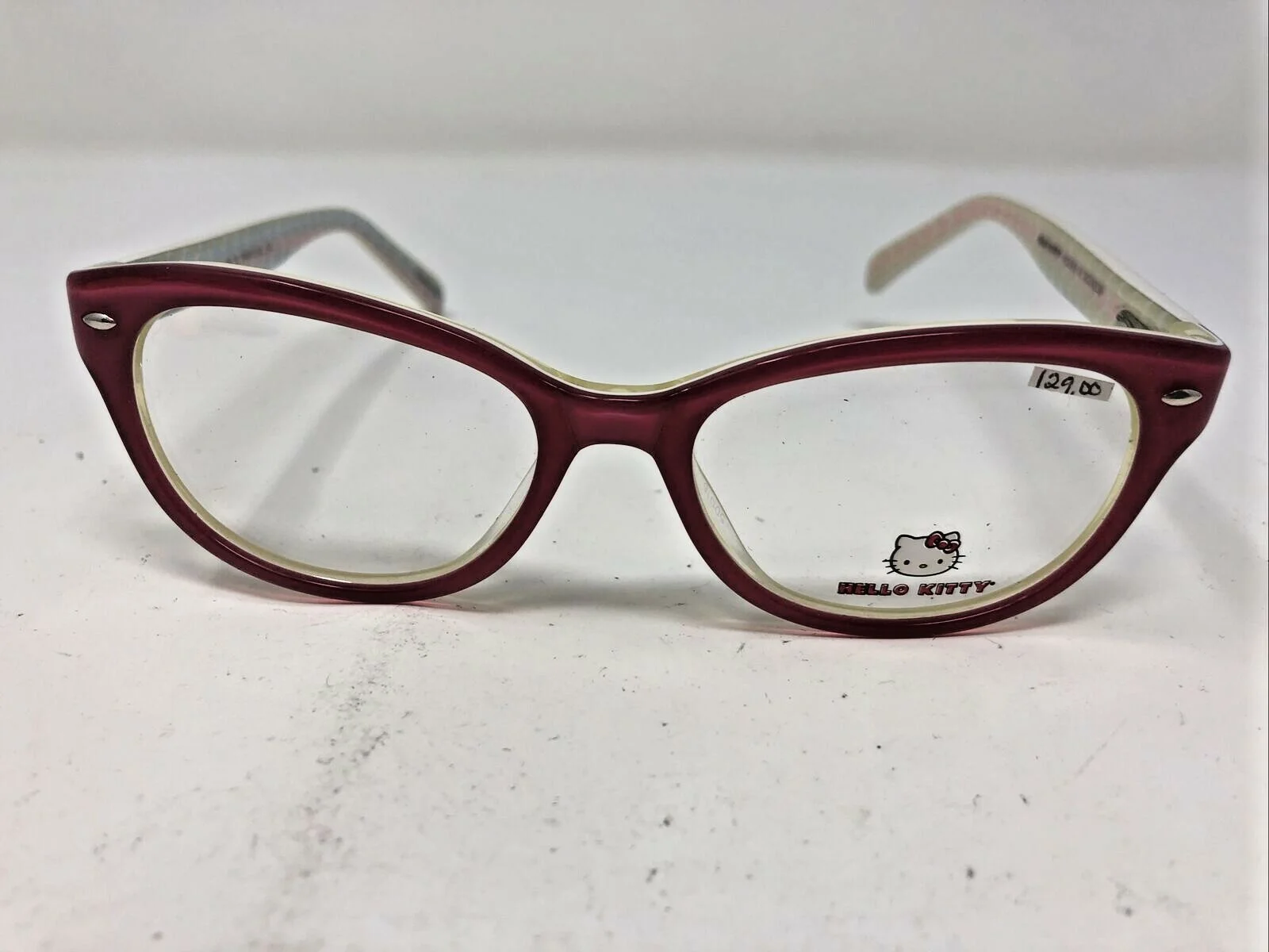 Hello Kitty Eyeglasses Frames HK 229-3 Pink Green 50-16-130 O240