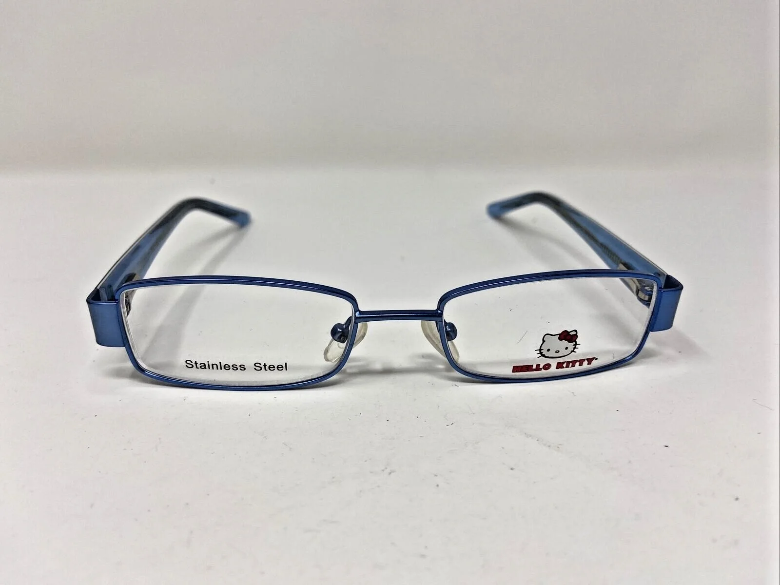 HELLO KITTY Eyeglasses Frames HK212-3 45-16-125 Blue Full Rim Y280