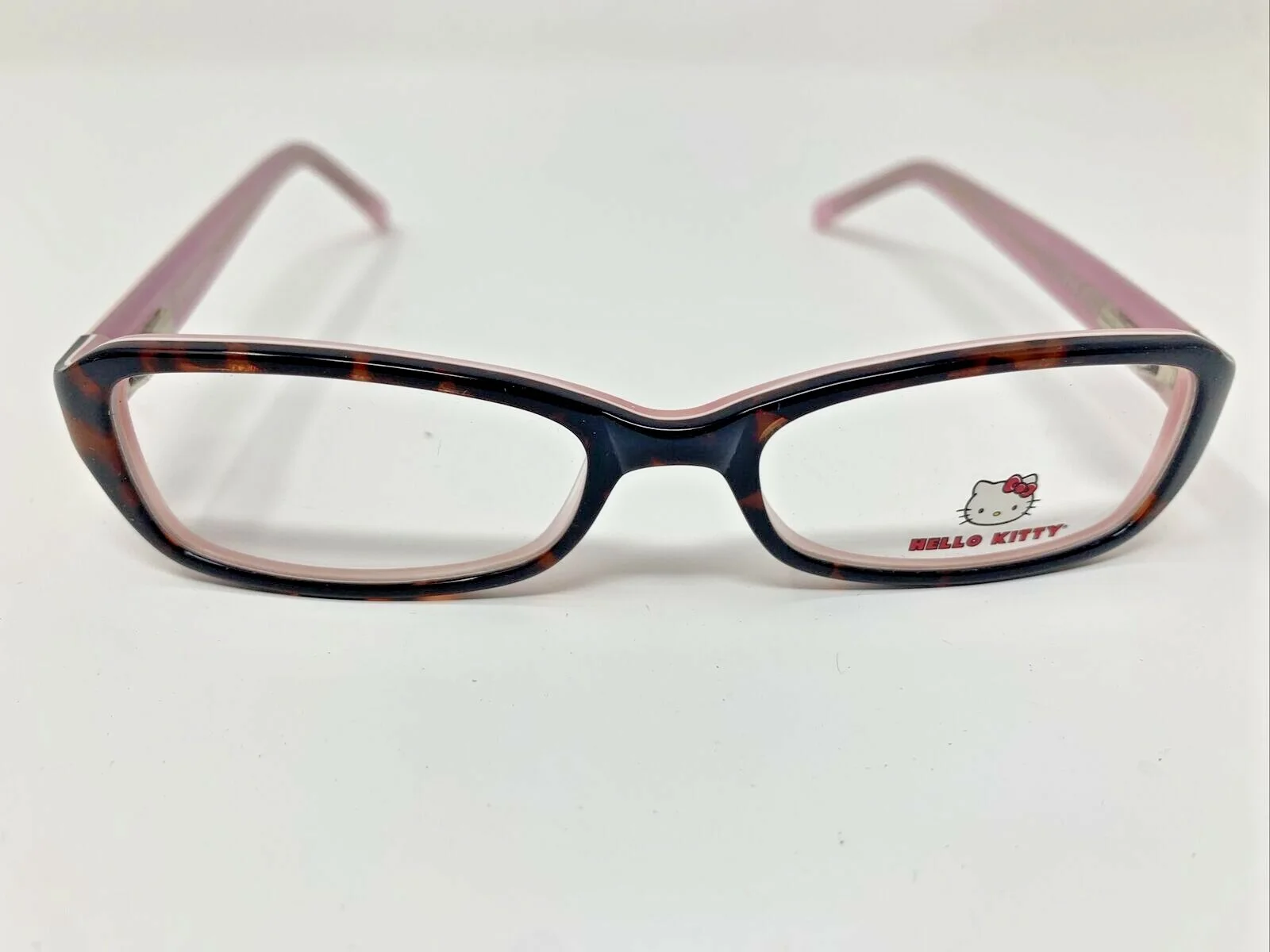 Hello Kitty Eyeglasses Frames HK222-1 48-16-130 Kids Pink H346