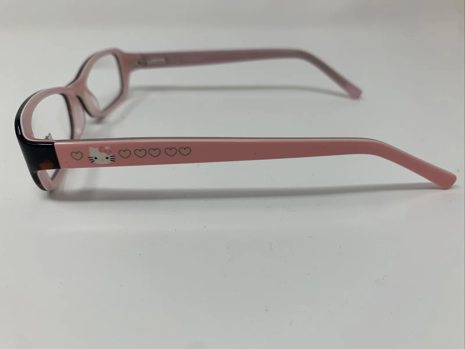 Hello Kitty Eyeglasses Frames HK222-1 48-16-130 Kids Pink H346 3