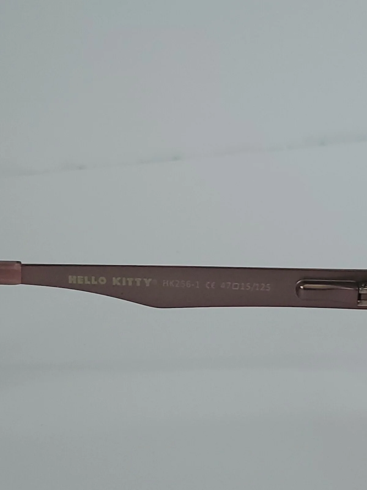 Hello Kitty Eyeglasses HK256-1 Brown Pink Frame 47-15-125mm Full Rim LA51 2