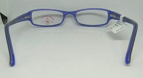 HELLO KITTY Genuine Sanrio Eyeglasses HK201-1 Purple Rectangular 48-18-130 4