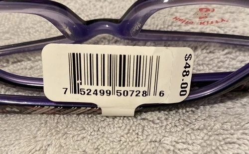 Hello Kitty HK 201 Blue Girls Eyeglasses Frames 48-18-130. Retail $48 4
