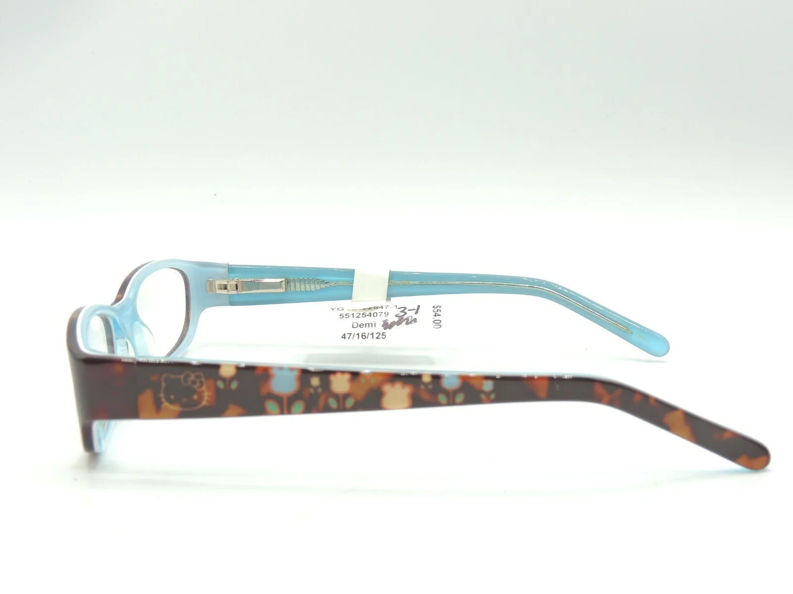 Hello Kitty HK 225 Demi Tortoise Kids Eyeglass Frame 3