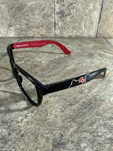 Hello Kitty HK212501 Black & Pink Eyeglasses Frames 54-16-142mm