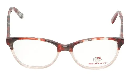 HELLO KITTY HK285-3 Red Girls Kids Round Full Rim Eyeglasses 45-17-125 B:34 2