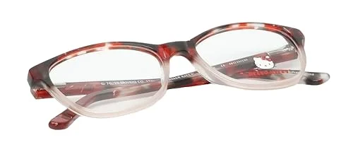 HELLO KITTY HK285-3 Red Girls Kids Round Full Rim Eyeglasses 45-17-125 B:34 4