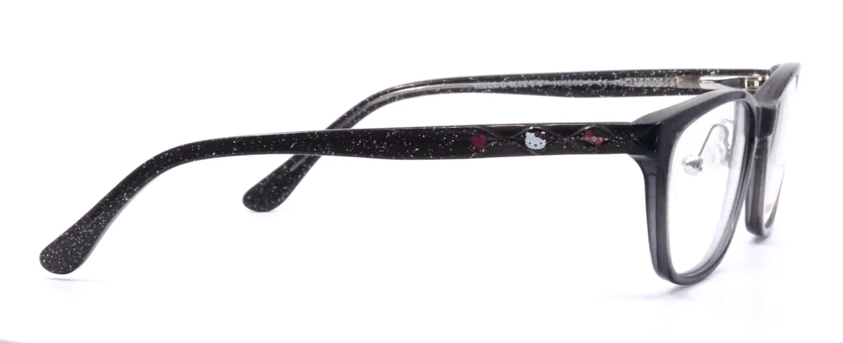 HELLO KITTY HK300-3 Gray Girls Kids Cat Eye Full Rim Eyeglasses 48-16-125 B:32 4