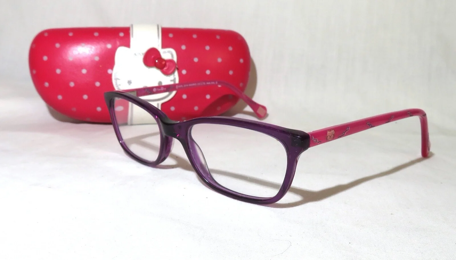 HELLO KITTY Opal Sanrio HKAA037 Flexuno 47-16-130 youth/Sm Adult Eyeglass Frame