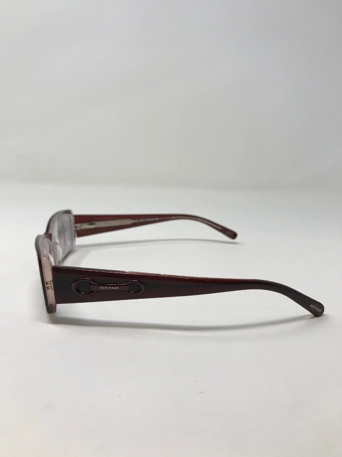Heritage Eyeglass Frames Via26-01 Maroon 51-15-135 Full Rim Qa35 3
