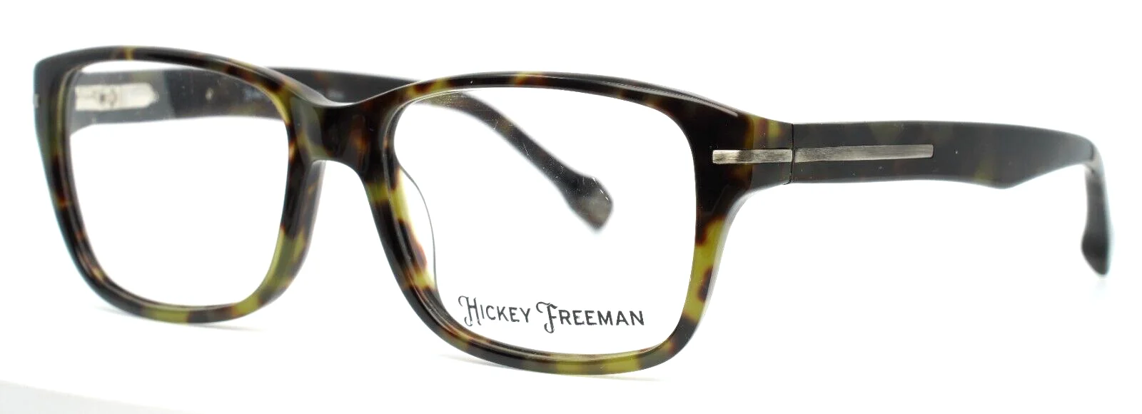 HICKEY FREEMAN Fremont Olive Mens Square Full Rim Eyeglasses 53-17-135 B:39