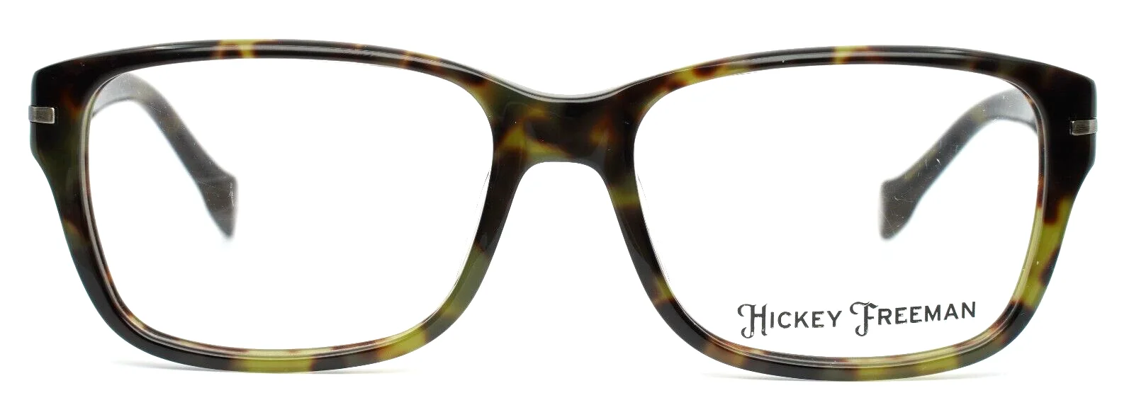 HICKEY FREEMAN Fremont Olive Mens Square Full Rim Eyeglasses 53-17-135 B:39 2