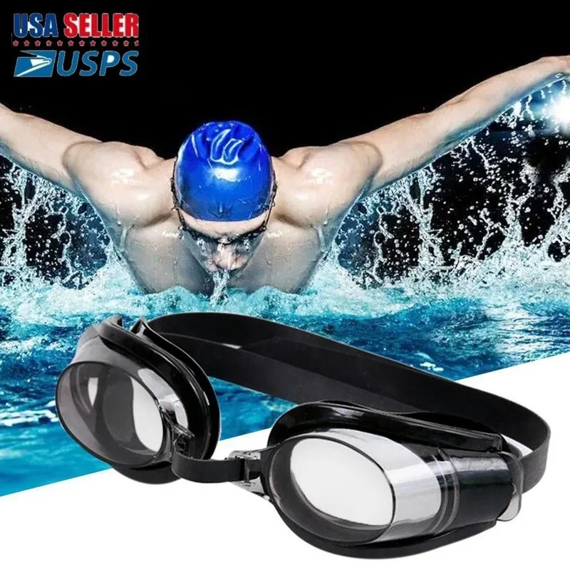 High Definition Adult Swimming Goggles Adjustable Eyeglasses Swim Eyewear