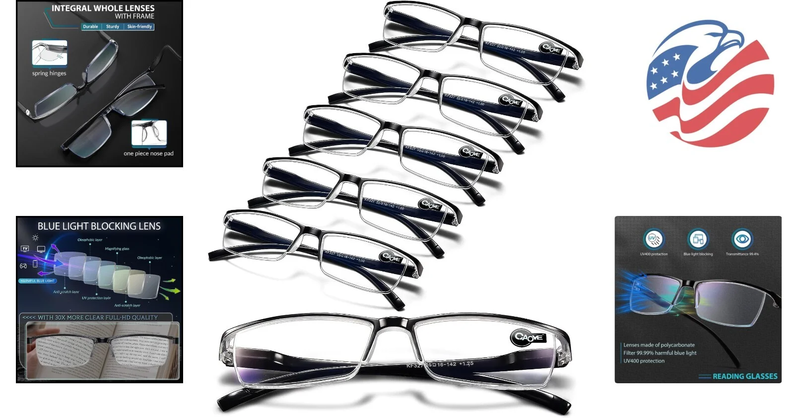 High-Performance Blue Light Blocking Reading Glasses - Premium Sleep Better 2