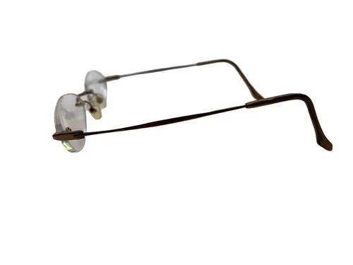 Hikari 12 Wheat Rimless Drilled Eyeglasses Glasses 46[]18-135 Frames Only Petite 3