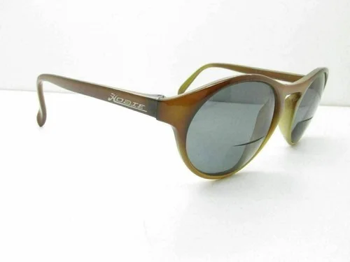 Hobie Avanti EYEGLASSES FRAMES 53-21-140 Brown Round Keyhole 11793