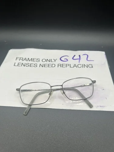 hobie h04003U eyeglass/sunglass frames grey memory metal rare