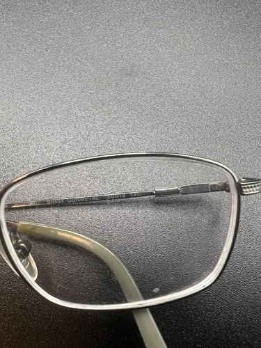 hobie h04003U eyeglass/sunglass frames grey memory metal rare 2