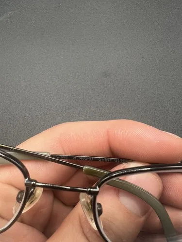 hobie h04003U eyeglass/sunglass frames grey memory metal rare 4